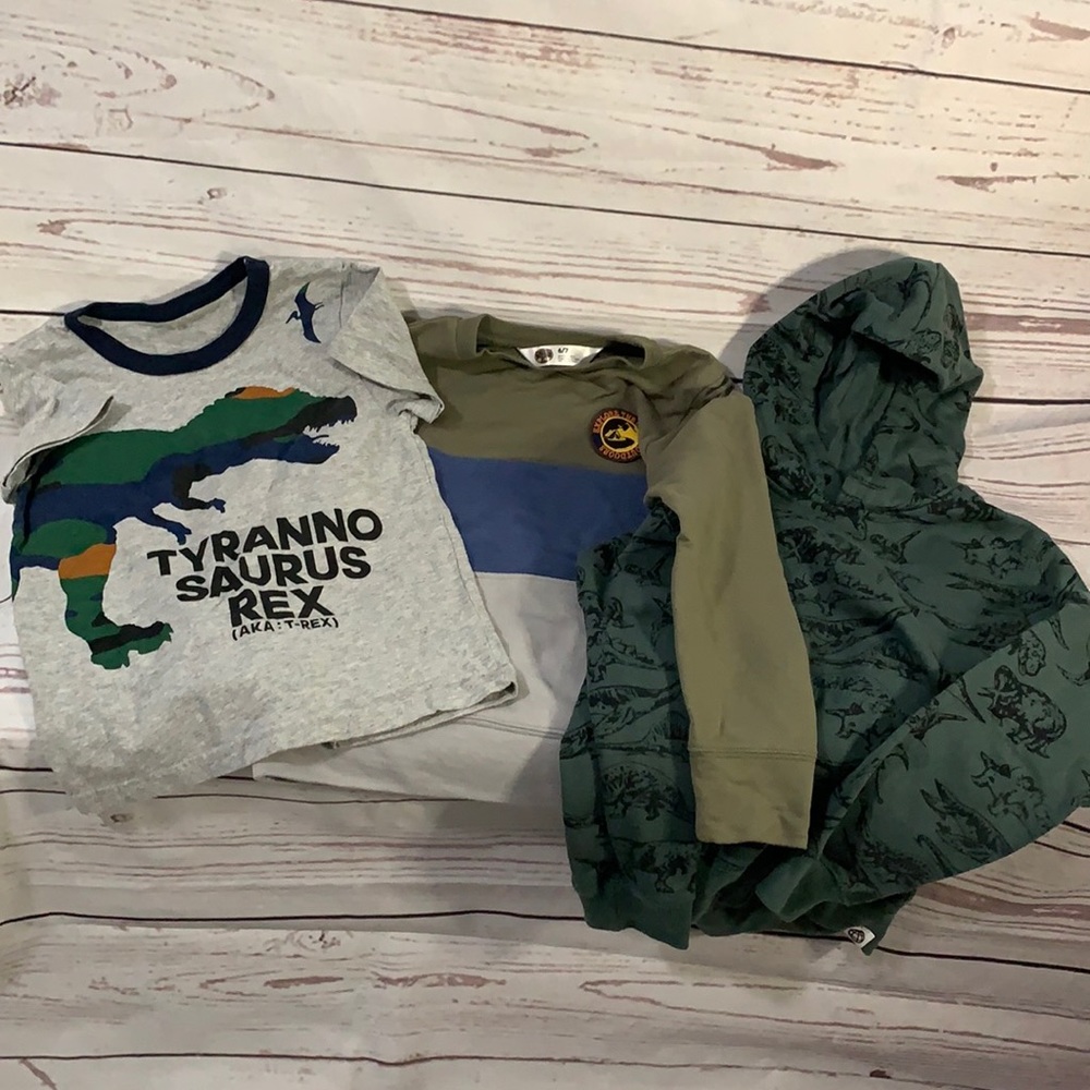 Dinosaur 🦕 🦖 Shirt Bundle Size 6